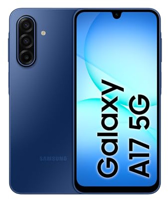 Samsung Galaxy A17 5G 128 Go, Smartphone Android déverrouillé, écran 6,7, Batterie 5000 mAh, Bleu, Version FR