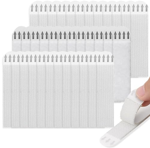36 Pairs Picture Frame Wall Hanging Strips, 72 Strips Adhesive Heavy Duty | No Nails Picture Hanging Strip Picture Hanging Strips for Picture Frames Posters Mirrors