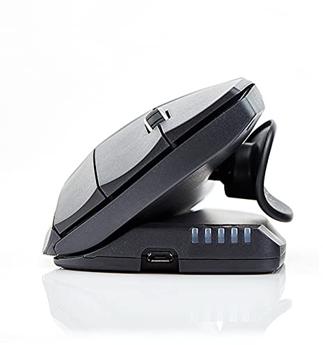 Contour Design Unimouse Wireless - Ratón (mano derecha, RF inalámbrico, 2800 DPI, Negro)
