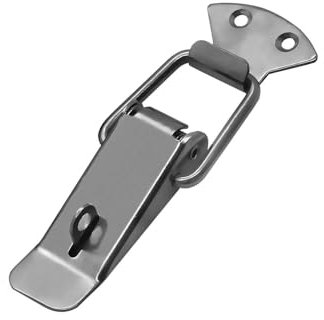 Charnières Fermetures Réglabes Acier Snap Caisse Lock Fermeture de Boîtier Levier Fermoir Caisses Pliable Verrouillable, Variant:Modèle 2-55mm - 6 Pièces