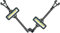 SCHWAIGER 661583 Arbeitsstrahler Motorraumleuchte Arbeitslampe Werkstatt COB-LED Arbeitsleuchte klappbar ausziehbar magnetisch 2 Strahler