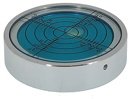umei Nivel universal de aleación de aluminio de alta precisión horizontal de burbuja cardan nivel horizontal banda de burbujas horizontal (40 x 10 mm) (azul)