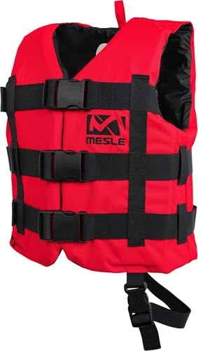 Mesle Gilet De Flottaison pour Adultes Rental H600, Gilet Robuste pour Location Commerciale, Hommes Et Femmes, Flottaison 50N, Kayak, Protection Contre Les Chocs, Wakeboard, Ski Nautique, Jet-Ski