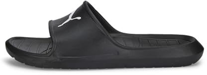 PUMA DIVECAT V2 LITE Cat Slidesandale, Unisex, Schwarz/Weiß, 9 UK