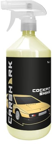 CARSHARK Cockpit Shine 1 Litre, Dashboard Cleaner, Cleans and Protects