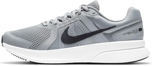 Nike Herren Run Swift 2 Running Shoe, Particle Grey Black White, 42 EU