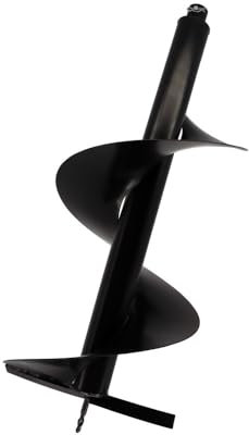 Mèche diamètre 300 mm pour tarière thermique – longueur 80 cm - Mèche de Forage Acier - Pose de Poteaux Clôture Plantation