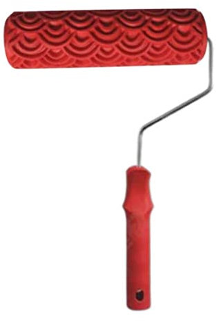 NOPEILVI Pattern Paint Roller 7inch Decorative Art Texture Roller With Handle Wall Painting Tool Pattern Paint Roller 7inch Decorative Art Texture Roller With Handle Wall Painting Tool