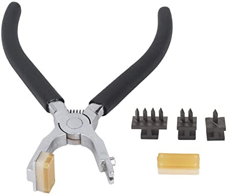 Herramienta Perforadora De Cuero, Alicates De Mano Para Cuero, Perforadora De Cuero Silenciosa, Alicates Manuales Para Coser, Herramienta Artesanal De Cuero Para Cinturones, Correas, Sillas De Montar,