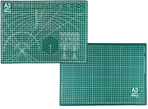 Tagliere fai da te a doppio lato, base di taglio autoattivante, tappetino da taglio per patchwork, ideale per cucito e artigianato (A3 (45 x 30 cm)