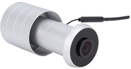 Cámara Visor de Puerta 2 en 1, Mirilla Visor de Puerta con Lente Gran Angular de 1080P, 2MP, 120°, WIFI, Espejo de Puerta con Control por Aplicación para el Hogar y la Oficina