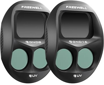 Freewell GND 2-Pack Filter for DJI Mavic 4 Pro–GND0.9 & GND1.2–Graduated Neutral Density Filters for Aerial Landscape Photography