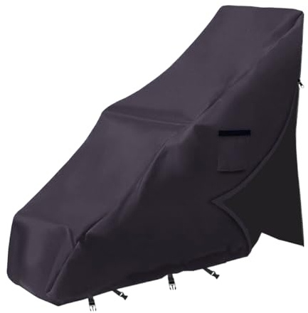 Skyddskåpa för poollyftstol – väderbeständigt Oxford-tyg med PVC-lager | Kraftigt vattentätt skydd för utomhusbruk | 102 x 20 x 35,98 tum | vintersköld för däck, uteplats, , gräsmatta,