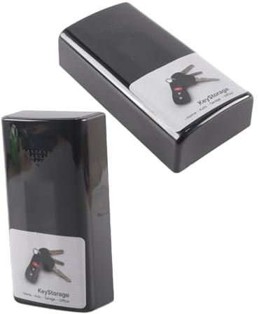 Ausi Gabinete magnético para llaves, esconda una llave en el exterior, soporte magnético fuerte debajo del coche, para el hogar, el garaje, la oficina, escondite