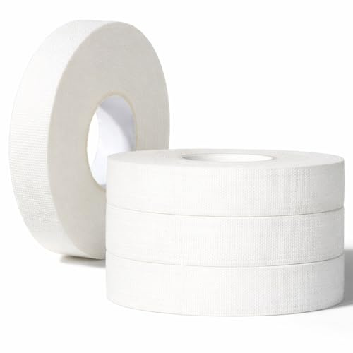 2 rullar sporttejp vit, 1,3 cm x 10 m grepptejp handboll tejp fingertejp sport fotboll tejp fingertejp för fotboll volleyboll alla sporter starkt vidhäftning (2)