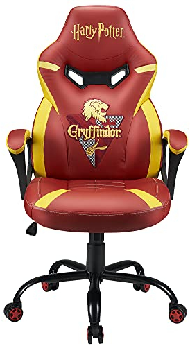 Subsonic Harry Potter - Junior-Spielerstuhl Gryffindor - Bürostuhl für Glücksspiele - Offizielle Lizenz
