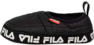 FILA Pantofole unisex per bambini Comfider, Nero, 30 EU