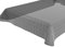 BEAUTEX Tokio Weichschaum Tischdecke mit Paspelband, Garten, Balkon, Terrasse, Camping - Größe und Farbe wählbar - Eckig 110x140 cm, Anthrazit