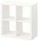 IKEA Kallax Regal, Bücherregal, Wandregal, Raumteiler in weiß (77 x 77 cm), Allzweckregale