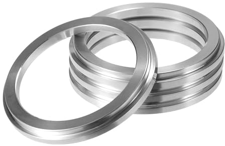 QUARKZMAN 4 Piezas Anillos Centradores De Buje de Aleación de Aluminio de 82 mm de Diámetro Exterior a 66.1 mm de Diámetro Interior para Automóviles
