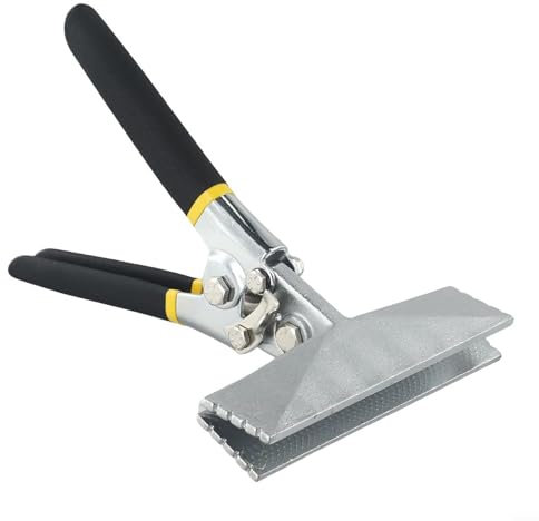 EXTRWORY Alicates de mezcla de chapa, doblador de chapa para herramienta de doblado de anillos, doblador de chapa para doblar y aplanar chapa, codo de metal, herramienta de crimpado manual (C)