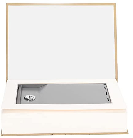 Cassaforte per Libri con Chiave, Vera Pagina di Libro, Materiale di Carta, Cassaforte per Libri, Robusta Cassaforte per Libri con Chiave per Casa, Viaggi, Spazio Sufficiente per