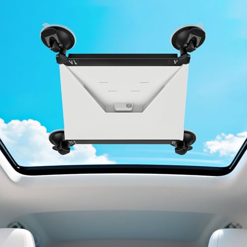 Hossom Soporte para Starlink Mini - Soporte de Ventana y Vidrio para Coche, Accesorio Starlink Mini para Auto, Autocaravana, Barco y Camión, Fuerte Succión