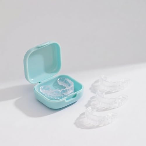 Gouttière Dentaire Anti-Ronflement, 4 Pièces 2 Tailles,Contre le Bruxisme, Améliore la Qualité du Sommeil, Réutilisable