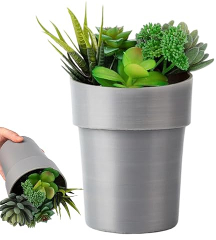 fuerte pequeña – Maceta falsa, contenedor de almacenamiento de dinero realista para objetos de, fuerte de seguridad oculta con diseño duradero, ideal para llaves, relojes de efectivo