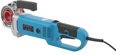 Filettatrice elettrica 2000 W multifunzione 22 giri/min Infilatubi portatile con 4 teste di taglio (1-1/4, 1, 3/4, 1/2) per tubi da 0,82-1,65 pollici (blu)