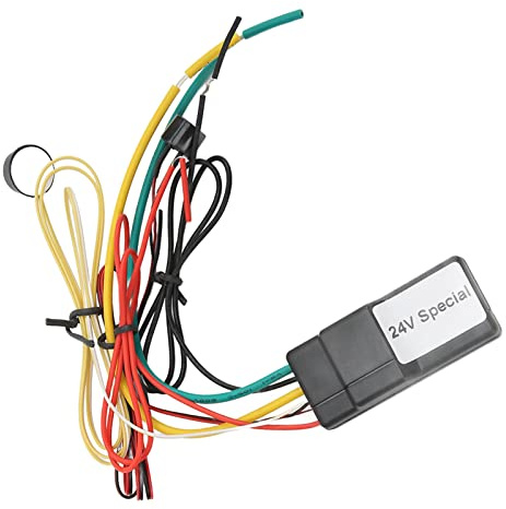 Aramox Immobilizzatore per Auto, Blocco Motore con Allarme Sonoro, Dirottamento 2,4 GHz per Veicoli a 24 V Come Camion, Autobus e