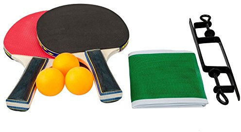 PMS FAMILY TABLE TENNIS SET W/BATS BALLS / NET IN GIFT BOX