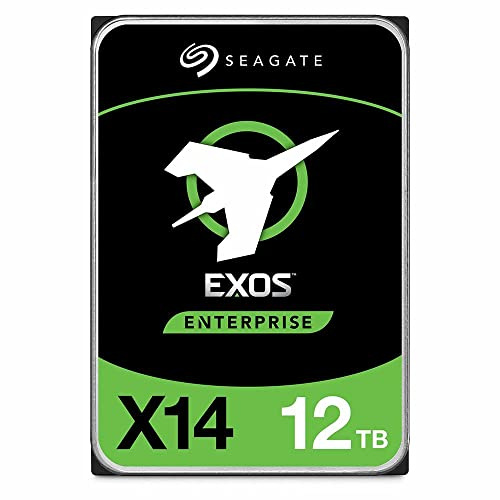 Seagate 12TB HDD Exos X14 SATA 6Gb/s 512e 7200RPM 3.5 Enterprise Hard Drive (Renewed)