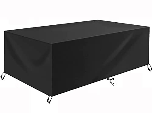 TopSoul Gartenmöbel Abdeckung Wasserdicht Multi Größe Abdeckplane Gartenmöbel 600D Schutzhülle Gartenmöbel Terrasse Gartenmöbel Abdeckungen für Gartenmöbel Sets Tische und Stühle 100x60x75cm