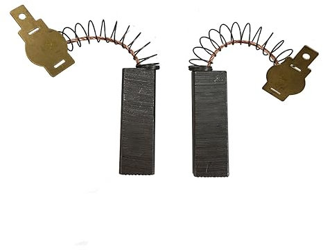 1 paire de balais de carbone de rechange, 6,3 x 11 x 32 mm pour moteur électrique, pièce de réparation pour aspirateurs