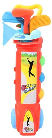 LALADEFIEE Junge Mädchen Golf Spielzeug Mit Golfschlägern Für Junge Mädchen Outdoor Indoor Sportspielzeug Lernspielzeug Für Anfänger Mini Golf Spielzeug