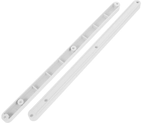DOITOOL 2piezas Rieles Para Plástico Correderas Lisas Para Cocina y Armario Extensión Completa Repuesto Para Tocador