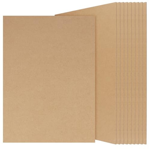 HONYUET 10 st stora A3 MDF träskivor, 2 mm fiberskivor med medelhög densitet för gravyr, målning, modellering, 42 x 32 cm