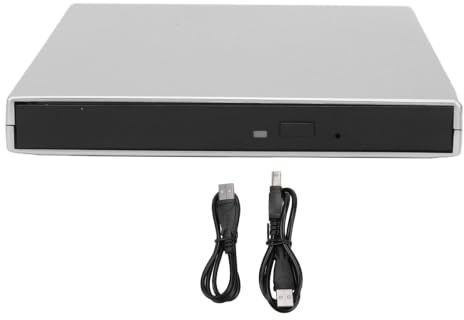 Topiky 4K USB Extern Optisk Enhetsspelare, Extern Blu Ray-enhet Bluray-brännare (Svart)