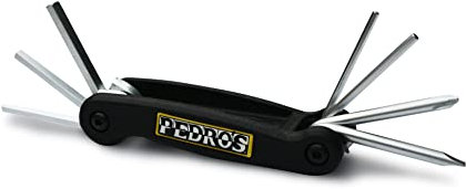 Pedro's Unisex Adult Folding Hex/Screwdriver Set - Black, N/A