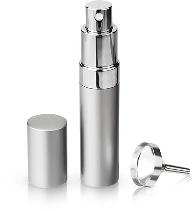 True Martini Atomizer Bar Mister, 15 ml Vermouth Sprayer, Cocktail Atomizer for Dry, Gin & Vodka Martinis, Absinthe, Bitters, & Aromatics, Refillable Glass Canister with Funnel, Home Bar Accessories