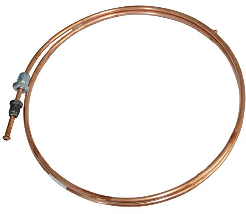 AERZETIX: Línea de freno manguera tubo de cobre Ø4.76mm con racores M12x1/M10x1 (170cm)