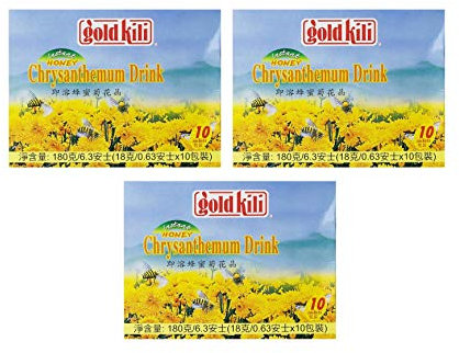 Gold Kili Instant Honey Chrysanthème Lot de 3 paquets de 540 g