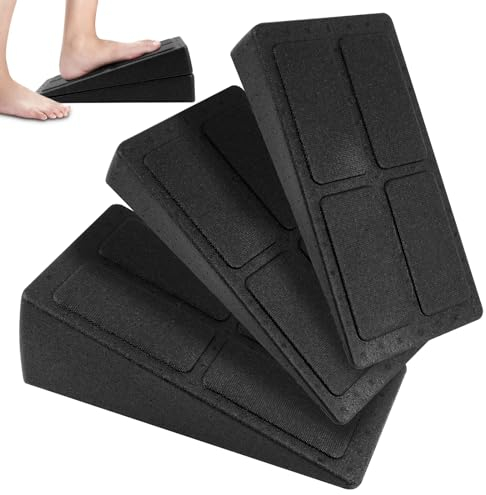 Wadendehner, Wadentrainer-Keil im 3er Set, Waden-Strecker für Fuß, Bein, Mobilisationskeil zum Dehnen Beinstrecker