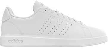 adidas Uomo Advantage 2.0 Shoes, Ftwr White/Ftwr White/Ftwr White, 47 1/3 EU