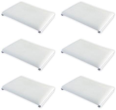 6 Stück Farbkanten Ersatzpads，Farbkanten Pad，Teiliges Schwamm Ersatzpad，Für Wandmalerei und Renovierungen（12 x 9cm）