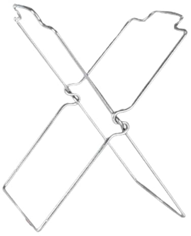 Garbage Bag Frame - Desktop Trash Support, Tabletop Waste Rack | Lightweight Foldable Liner Mount, Metal Kitchen Disposal Stand, Trash Holder For Travel Cooking, Small Apartment Use, Meal Cleanup Area