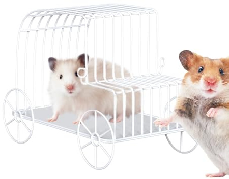 Générique Hamac pour Cochon d'Inde | Jouets en Fer pour Gerbilles,Maison Nid Hamac Cachette Entraînement Fournitures pour Rongeurs Lapins Nains