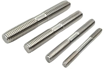 Tornillo prisionero roscado por ambos extremos, Juego de pernos prisioneros varilla roscada acero inoxidable 304 M3-M12 40-200 mm(M5-10pcs,80mm)