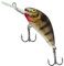 Salmo Hornet Wobbler, Salmo Farben:Emerald Perch, Länge/Gewicht/Laufverhalten/Tauchtiefe:9cm / 36g / schwimmend / 3.5-5.0m